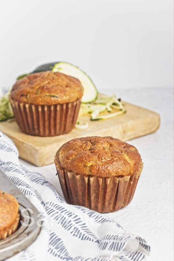 Zucchini Chocolate Chip Muffins - Set 2