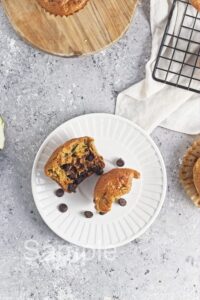 Zucchini Chocolate Chip Muffins - Set 4