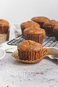 Zucchini Chocolate Chip Muffins - Set 4