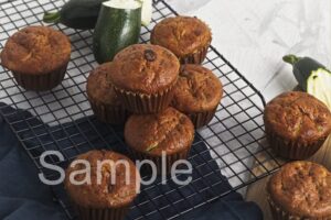 Zucchini Chocolate Chip Muffins - Set 5