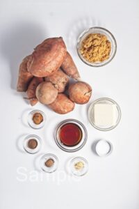 Brown Butter Candied Sweet Potatoes - Set 1
