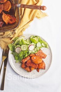 Brown Butter Candied Sweet Potatoes - Set 1