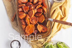 Brown Butter Candied Sweet Potatoes - Set 1