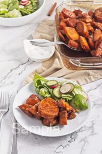 Brown Butter Candied Sweet Potatoes - Set 4