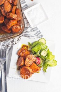 Brown Butter Candied Sweet Potatoes - Set 5