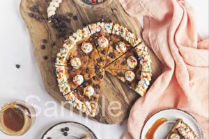 Caramel Chocolate Chip Cookie Cake - Set 1