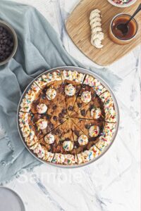 Caramel Chocolate Chip Cookie Cake - Set 2