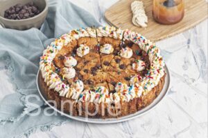 Caramel Chocolate Chip Cookie Cake - Set 2