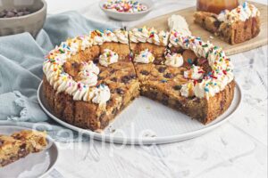 Caramel Chocolate Chip Cookie Cake - Set 2