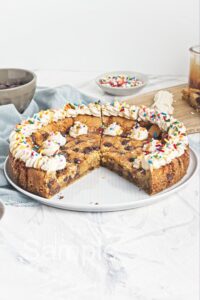 Caramel Chocolate Chip Cookie Cake - Set 2