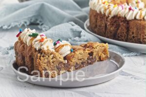 Caramel Chocolate Chip Cookie Cake - Set 2