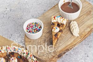 Caramel Chocolate Chip Cookie Cake - Set 3