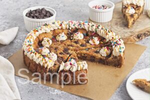 Caramel Chocolate Chip Cookie Cake - Set 3