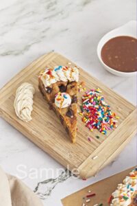 Caramel Chocolate Chip Cookie Cake - Set 4