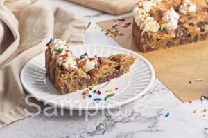 Caramel Chocolate Chip Cookie Cake - Set 4