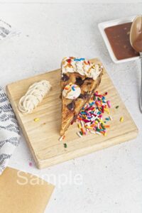 Caramel Chocolate Chip Cookie Cake - Set 5