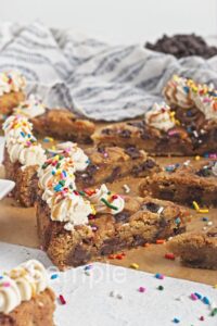 Caramel Chocolate Chip Cookie Cake - Set 5