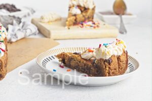 Caramel Chocolate Chip Cookie Cake - Set 5