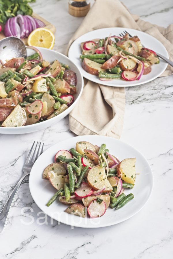Green Bean and Potato Salad - Set 2