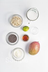 Mango Overnight Oats - Set 4