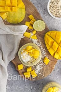 Mango Overnight Oats - Set 2