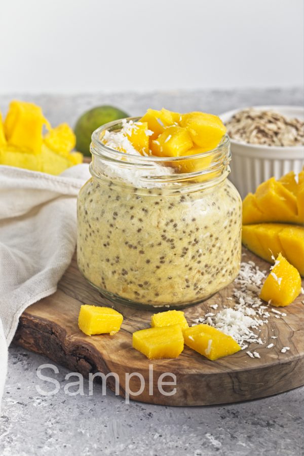 Mango Overnight Oats - Set 2