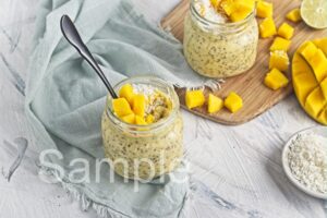 Mango Overnight Oats - Set 3