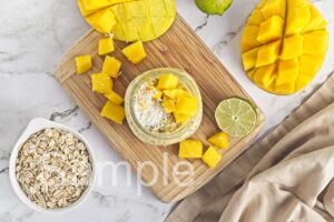 Mango Overnight Oats - Set 4