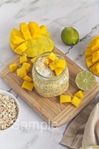 Mango Overnight Oats - Set 4