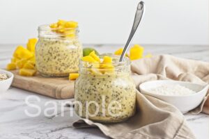 Mango Overnight Oats - Set 4