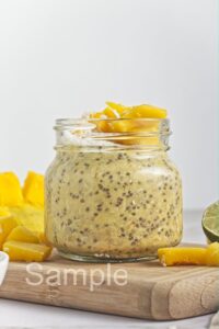 Mango Overnight Oats - Set 4