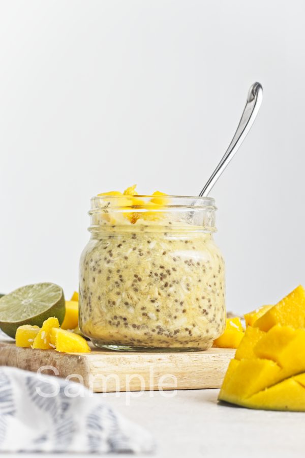 Mango Overnight Oats - Set 5