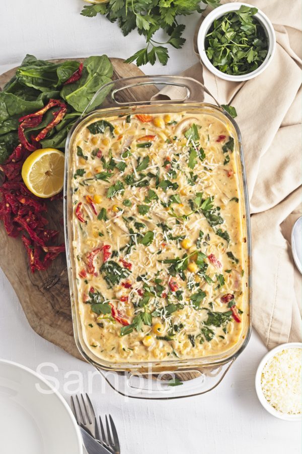 Marry Me Chickpeas and Orzo PLR
