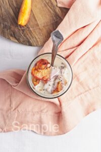 Peach Pie Overnight Oats - Set 1