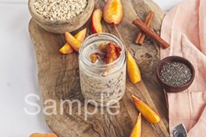 Peach Pie Overnight Oats - Set 1