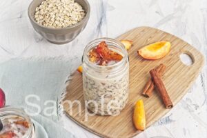 Peach Pie Overnight Oats - Set 2