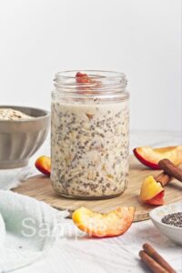 Peach Pie Overnight Oats - Set 2