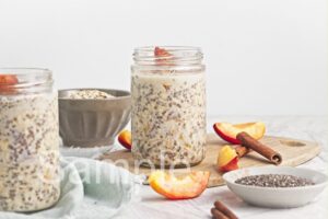 Peach Pie Overnight Oats - Set 2