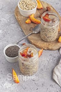 Peach Pie Overnight Oats - Set 3