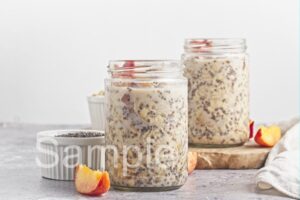 Peach Pie Overnight Oats - Set 3