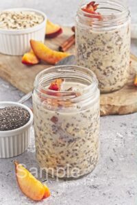 Peach Pie Overnight Oats - Set 3