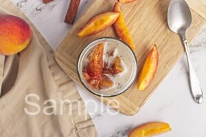 Peach Pie Overnight Oats - Set 4