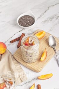 Peach Pie Overnight Oats - Set 4