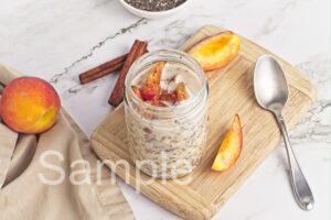 Peach Pie Overnight Oats - Set 4