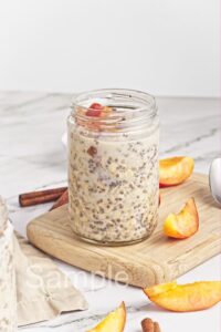 Peach Pie Overnight Oats - Set 4