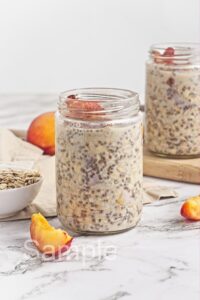 Peach Pie Overnight Oats - Set 4