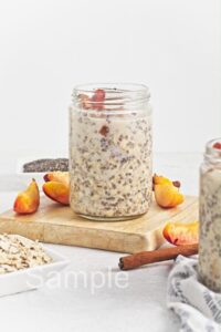 Peach Pie Overnight Oats - Set 5