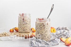 Peach Pie Overnight Oats - Set 5