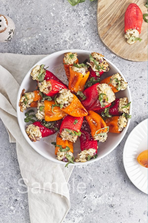 Rice Stuffed Mini Peppers - Set 2