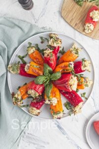 Rice Stuffed Mini Peppers - Set 4